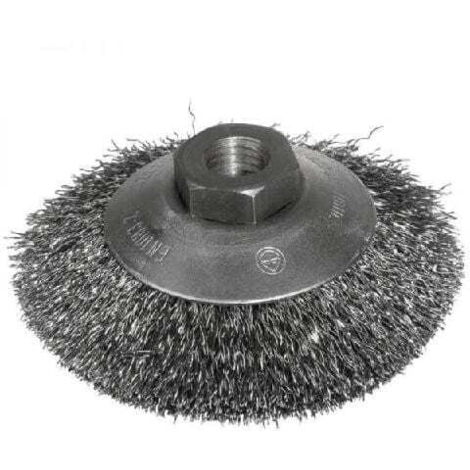 CEPILLO ONDULADO CÓNICO Ø 115mm ROSCA M14