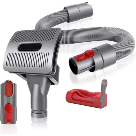 Cepillo para aspiradora YMYNY para perros y gatos, herramienta de aseo para Dyson V11, V10, V8 y V7 + manguera de extensión flexible + adaptador convertidor + gatillo