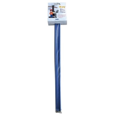 Cepillo para chimenea de acero redondo de 250 mm kit ecológico