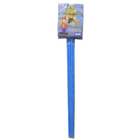 Cepillo para chimenea de nylon, redondo, 250 mm, kit de 6 varillas