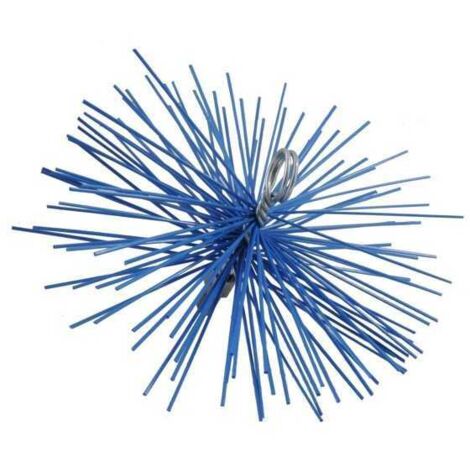 Cepillo para chimenea de nylon, redondo, de 300 mm