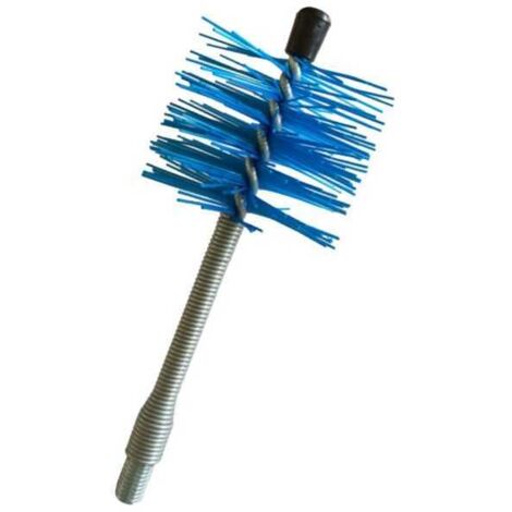 Cepillo para chimenea de nylon redondo flexible de 120 mm