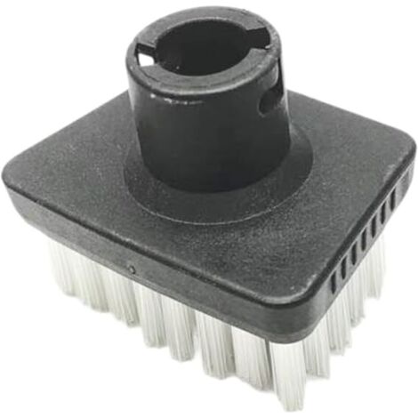 Cepillo para limpiador a vapor SC5 – Pieza de repuesto resistente – Cabezal de cepillo compacto (53 mm x 40 mm) para azulejos – Material PP blanco