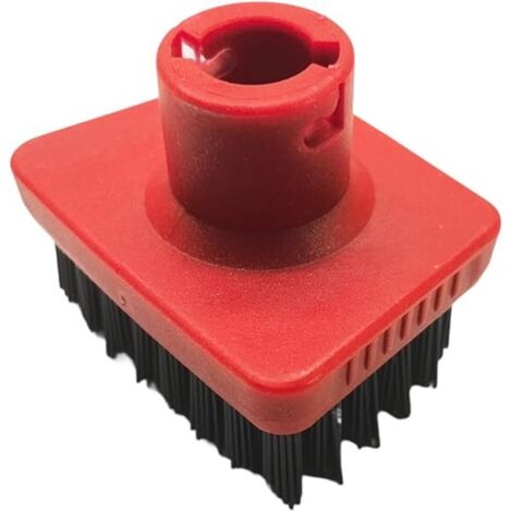 Cepillo para limpiadores a vapor Yajuyi: compatible, de construcción robusta, diseño compacto (53 mm x 40 mm), cerdas de PP, fácil montaje.