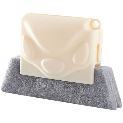 Cepillo para limpiar grietas de ventanas, herramienta para limpiar grietas de ventanas, cepillo pequeño para barrer grietas