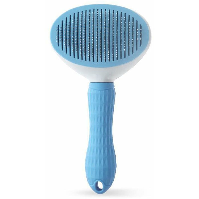 

Cepillo para mascotas Gato Perro Herramienta de aseo Cepillo de aseo Cepillo de pelo Peine para mascotas,Agujas finas azules