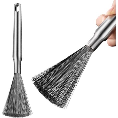 Cepillo para ollas, cepillo para platos, cepillo para ollas de acero inoxidable 304, ideal para limpiar platos, ollas, sartenes, fregaderos, sartenes y utensilios de cocina.