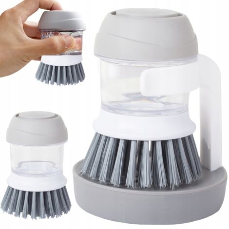 Cepillo para ollas con mango gris (100) GABB