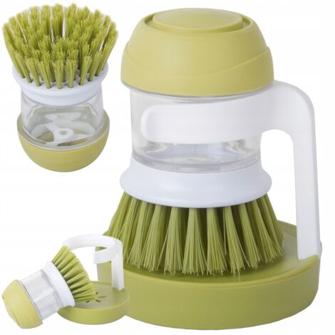 Cepillo para ollas mango verde (100) GABB