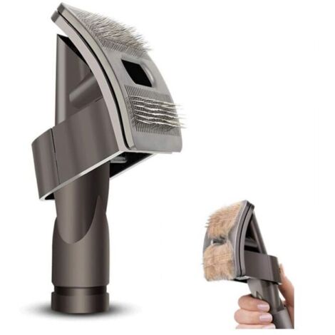 Cepillo para perros Dyson V6, V7, V8, V10 y V11, de cerdas medianas y largas para mascotas pequeñas, con adaptadores.