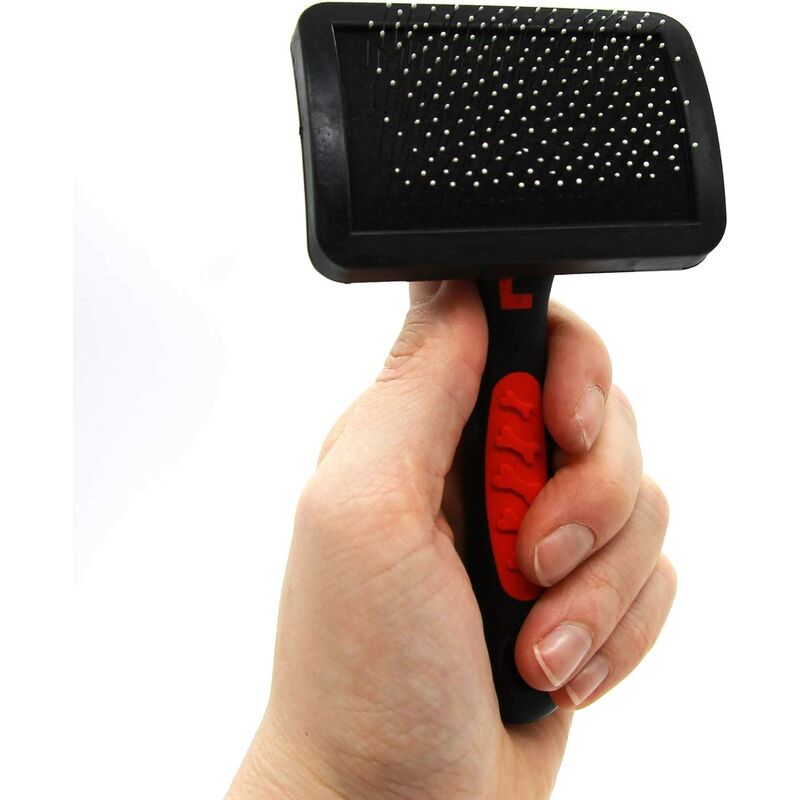 

Cepillo para perros y gatos - Ideal para mascotas de pelo largo y corto - Adecuado para el cuidado de gatos, perros, cachorros, gatitos u otros