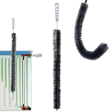 Cepillo para radiadores, Radiadores, Limpieza, Flexible, Largo, Ranurado