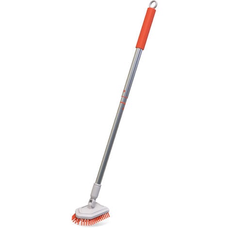 AUGIENB Cepillo para regadera, tina y azulejos con extensión de 42'' de largo