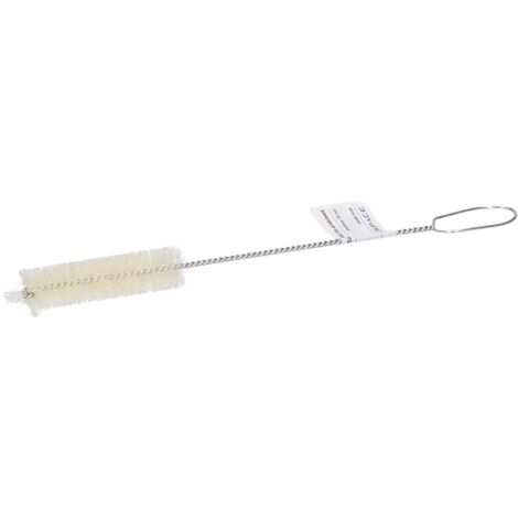 Cepillo para tubos de ensayo con forma de gallo, 20 mm de diámetro, pelo de cabra