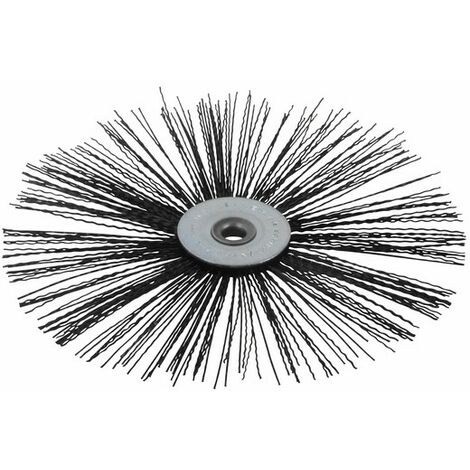 Cepillo plano de nylon alta temperatura Ø 100mm - DIFF