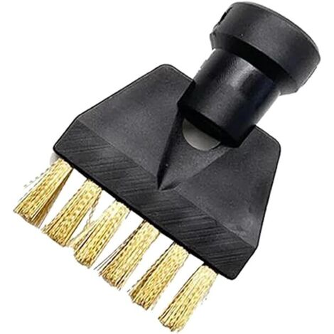 Cepillo plano de repuesto de cobre, compatible con las limpiadoras a vapor SC1/SC2/SC3/SC4/SC5/SC7/CTK10 – Nylon resistente para manchas difíciles.