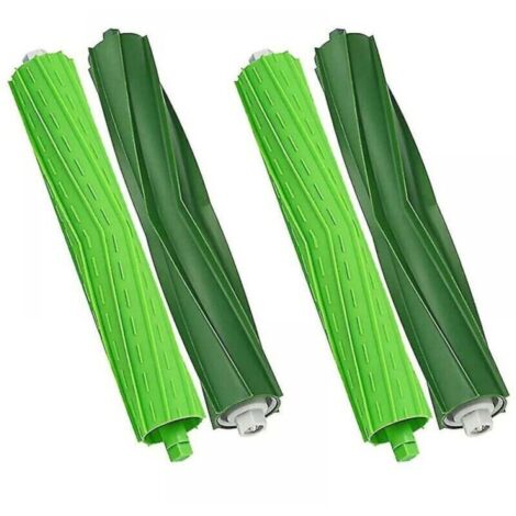 Cepillo principal de 4 piezas para aspiradora Irobot Roomba i7 i7 Plus i3 i3+ i4 i4+ i6 i6+ i8 i8+ j7 j7+ E5 E6 E7, cepillo de cassette de repuesto para Roomba i7 con 4 cepillos de goma