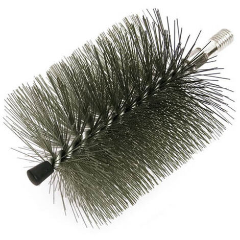 Cepillo redondo de acero de 060 mm de diámetro para limpieza de calderas.