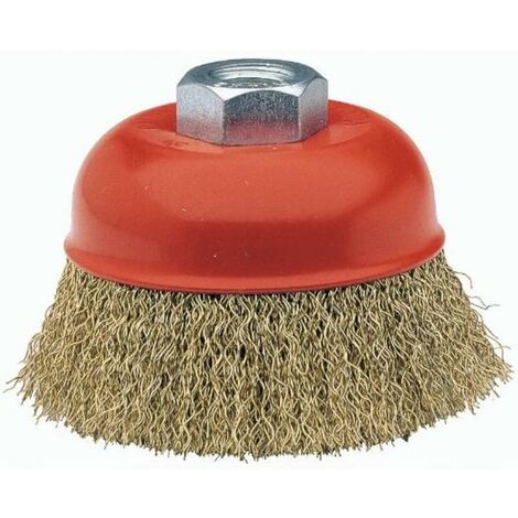 Cepillo Taza BELLOTA 50814 75 Industrial Alambre Ondulado Templado