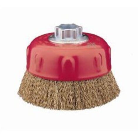 CEPILLO TAZA PUA ONDULADA LATONADA M14 Ø 80/0,30 MM - TO 0800EM14