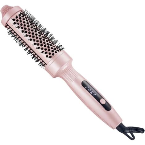 Cepillo térmico, peine térmico de 38 mm, rizador térmico, alisador de pelo, rizador de cerámica 3 en 1, peine, plancha y rizador.