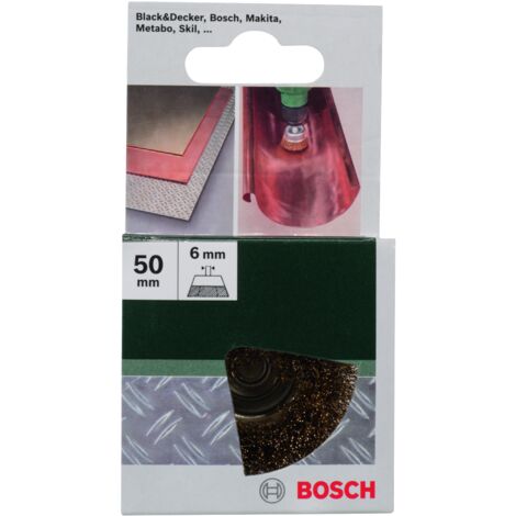 Cepillo vaso taladroalambre onduladolatonado Ø 50  BOSCH 2609256516