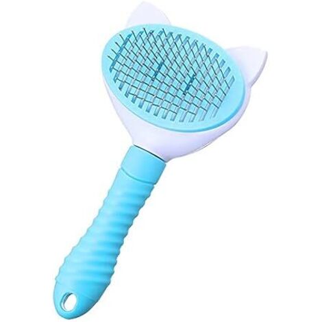 Cepillo y peine para gatos, autolimpiables: cepillo para perros y gatos, peine de nudos, baño para perros, artículos de limpieza para mascotas
