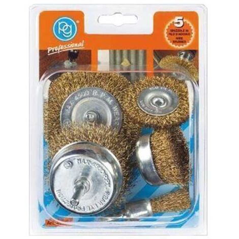 Cepillos de acero Kit de 5 piezas 497.02 Pg