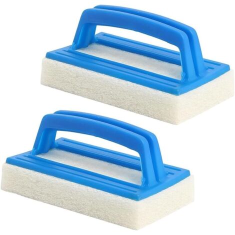 Cepillos de esponja para piscina KZQ, cepillo de esponja para línea de flotación de 2 piezas, limpieza de piscinas y accesorios, cepillo de línea de flotación de piscina para limpiar las paredes de la