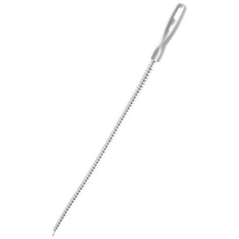 Cepillos de limpieza de desagües (2 unidades), 45 cm, flexibles, para fregaderos, para desatascar desagües y tuberías, herramienta de dragado de desagües para baño y cocina (2 unidades)