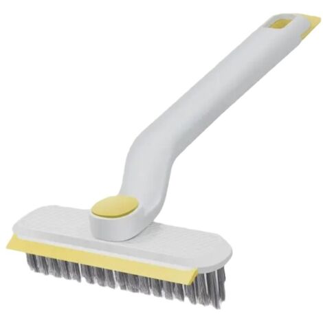 Cepillos de limpieza para cocina y baño, pinzas y cepillo limpiador, cepillo de limpieza multifuncional con ventosa plana, herramienta para bañera e inodoro (1 pieza)