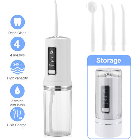 Cepillos dentales eléctricos, raspadores domésticos portátiles, hilos dentales antisarro, irrigadores dentales, depuradores dentales