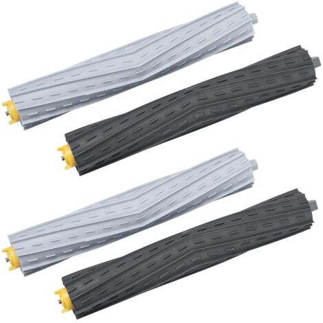 Cepillos y accesorios para iRobot Roomba series 800 y 900. Cepillo principal para aspiradoras robot 860, 861, 865, 866, 870, 871, 880, 885, 886, 890, 900, 960, 966 y 980 con 4 cepillos de goma.