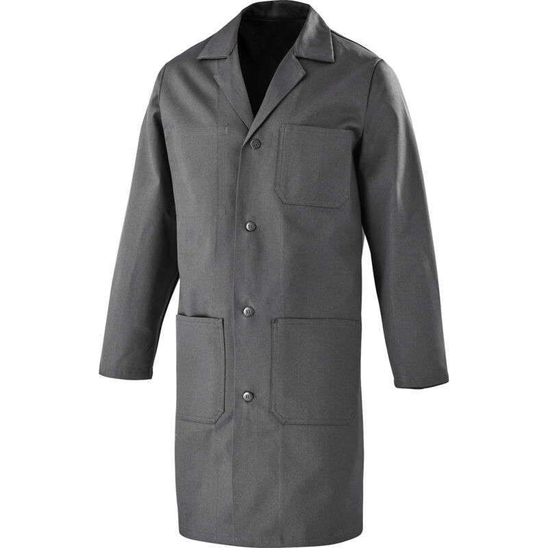 Blouse a boutons essentiels gris acier 5XL