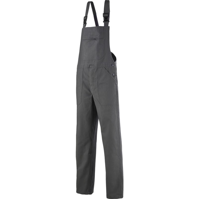 Cotte a bretelles essentiels p/c gris acier xl