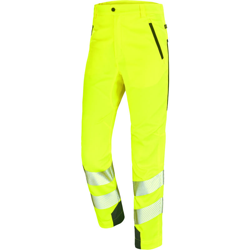 Pantalon stretch ete fluo safe jaune fluo/dark blue l - FR(48-50)