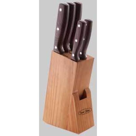 Ceppo 5 coltelli ideal star -