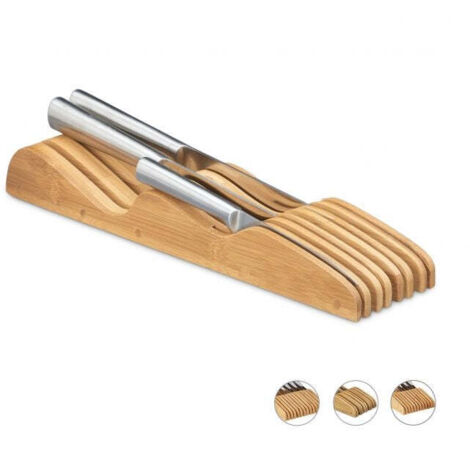 Ceppo portacoltelli in bambu per scatola