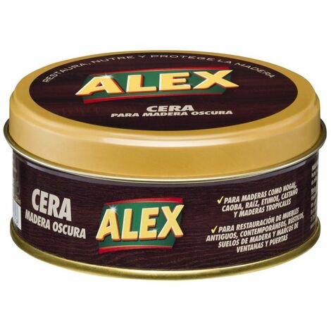 CERA ALEX LATA MADERA OSCURA 250 GR