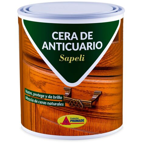 Cera Anticuario Muebles Mad 750 Ml Sapeli Acep124 Promade