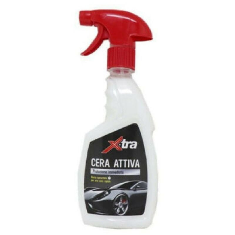 TrAdE Shop Traesio - Cera Attiva Spray Protezione Immediata Lucida Protegge Carrozzeria Auto 500 Ml -
