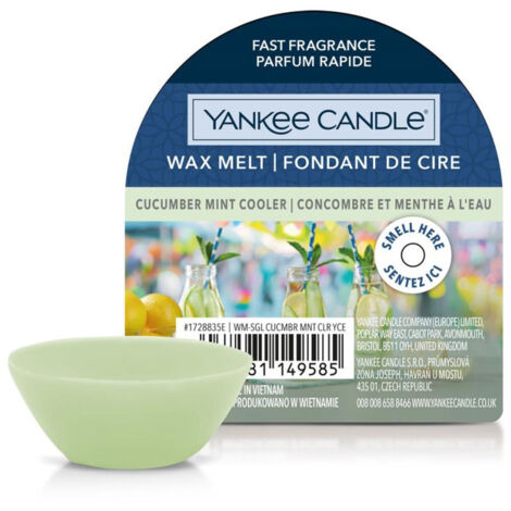CERA DA FONDERE WAX MELT CUCUMBER MINT COOLER YANKEE CANDLE