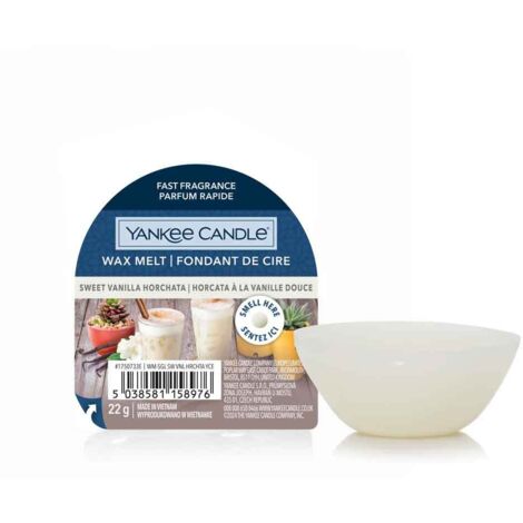 CERA DA FONDERE WAX MELT SWEET VANILLA HORCHATA YANKEE CANDLE