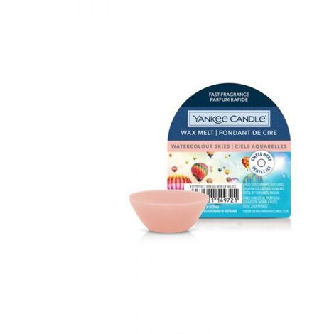 CERA DA FONDERE WAX MELT WATERCOLOUR SKIES YANKEE CANDLE