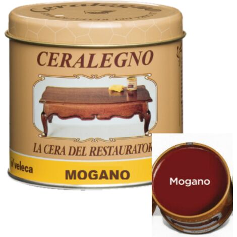 Cera D'Api In Pasta Mogano Da 0,500 Lt Per Lucidare Rinnovare Mobili Restauro