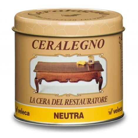 Cera d'Api in Pasta per Legno Veleca Art. 310 colore Neutro 500 ml