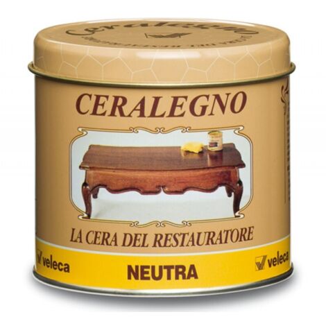 Cera d'Api in Pasta per Legno Veleca Art. 320 colore Giallo 500 ml