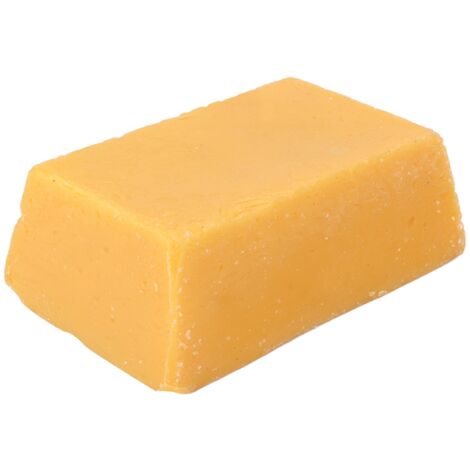 Cera de abeja para pulir muebles – bloque de 500 g para el tratamiento y la protección de superficies naturales.