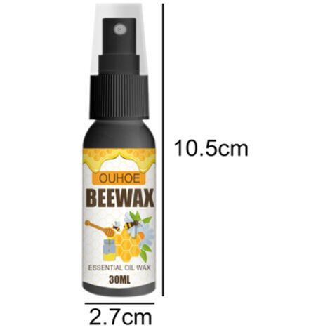 Cera de abejas para el cuidado de la madera, aerosol de pulido para el cuidado de la madera, muebles de rociado, cera de abejas impermeable, 30ml/120ml, 1 Uds.,A(30ml)