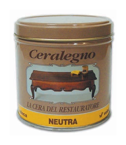 Veleca - Cera d'Api in Pasta per Legno Art. 340 colore Noce 500 ml